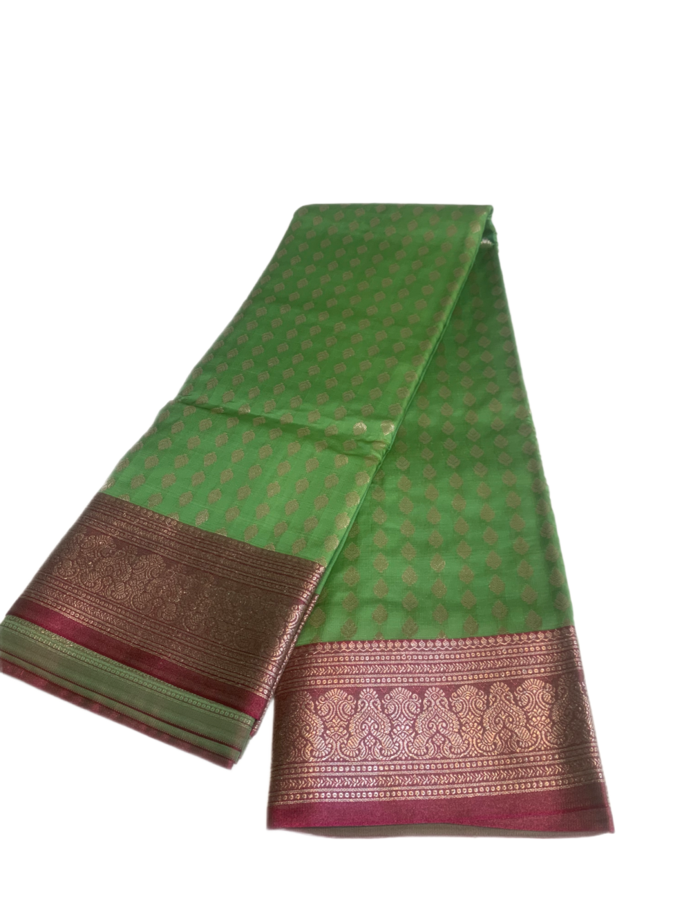 Silk Saree with lovely colour combination - Image 4