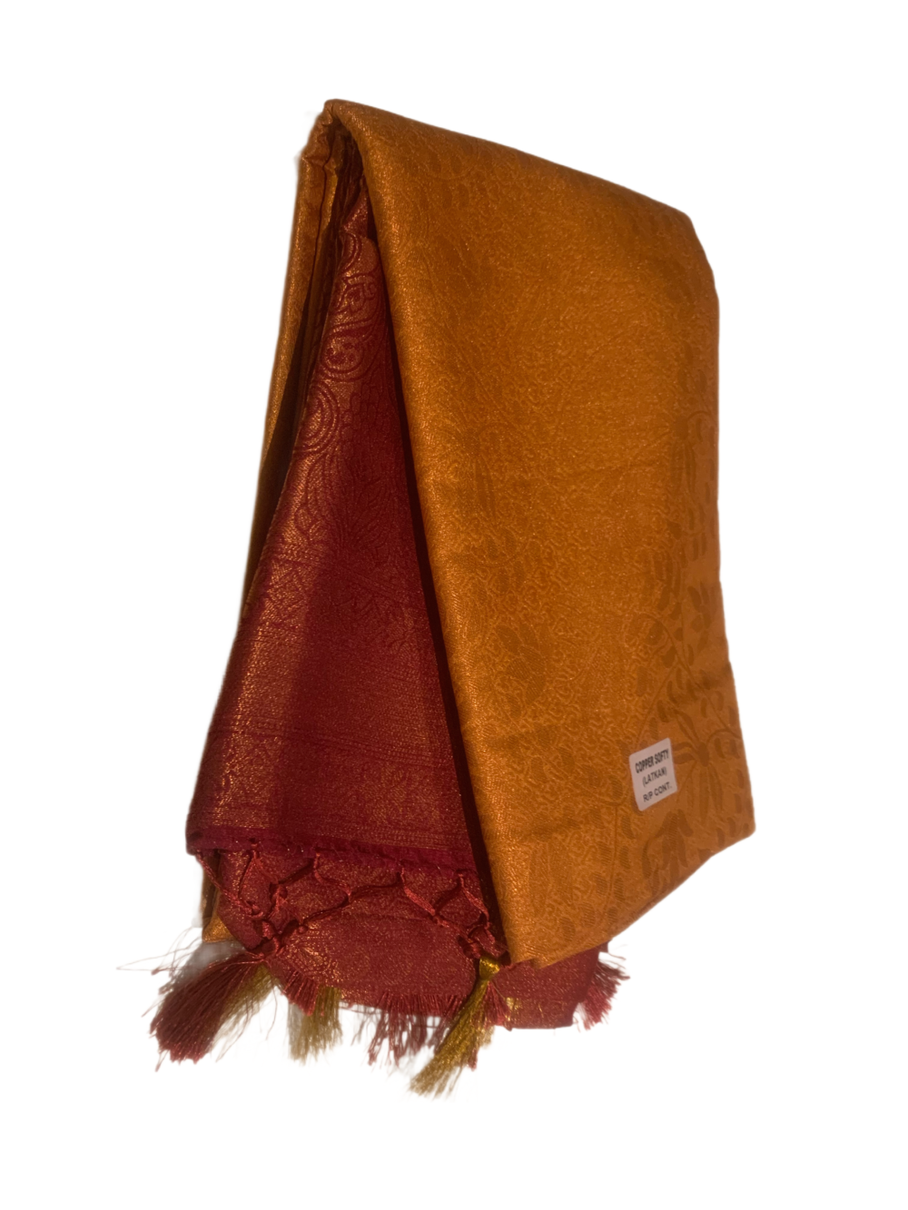 Silk saree with unstitched blouse - Image 2