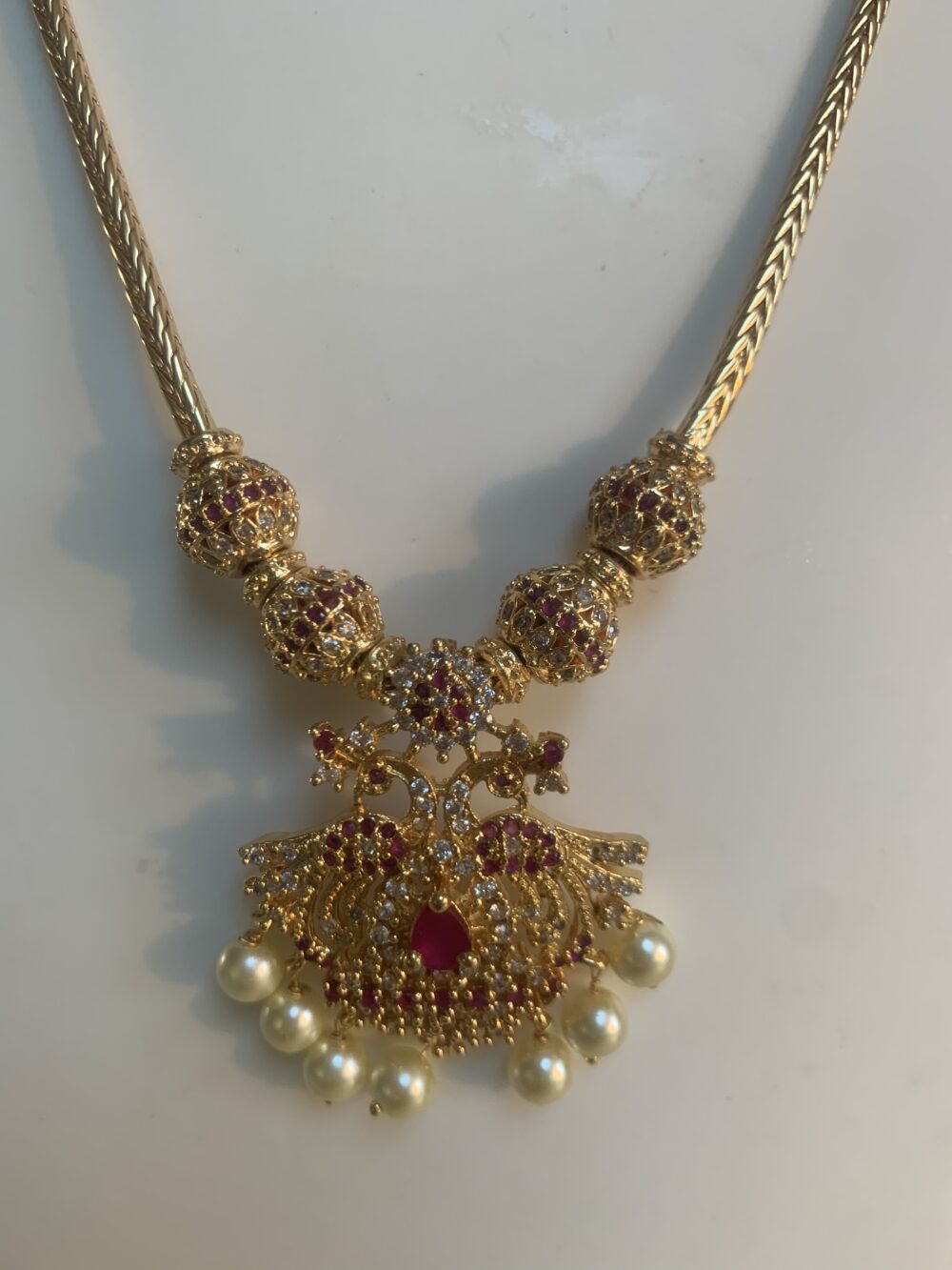 Necklace - Micro plated with earrings - Image 3