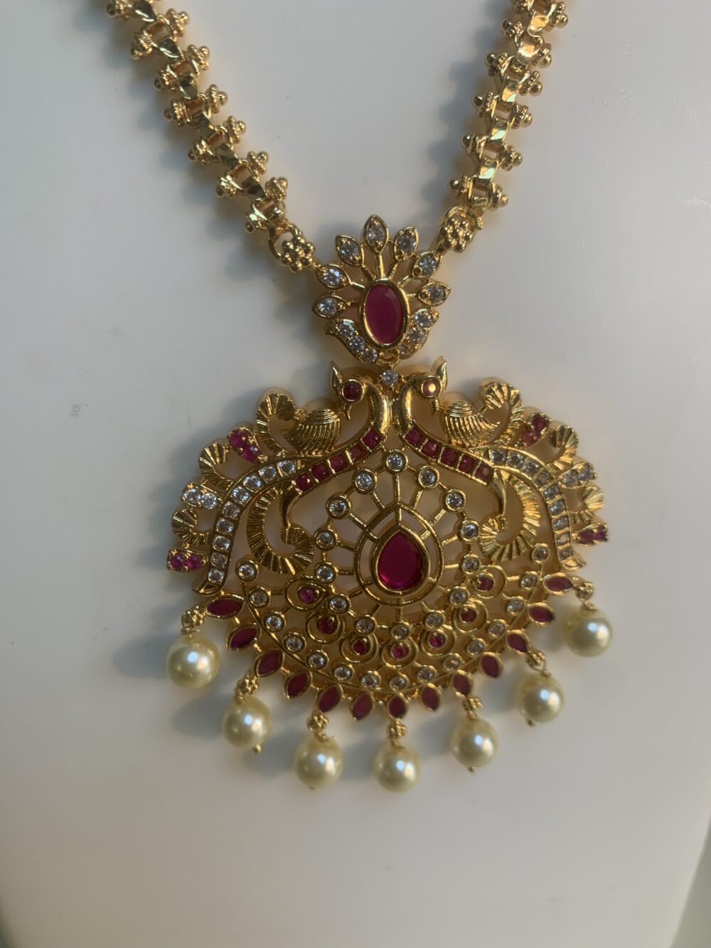 Necklace - Micro plated(Red) - Image 3