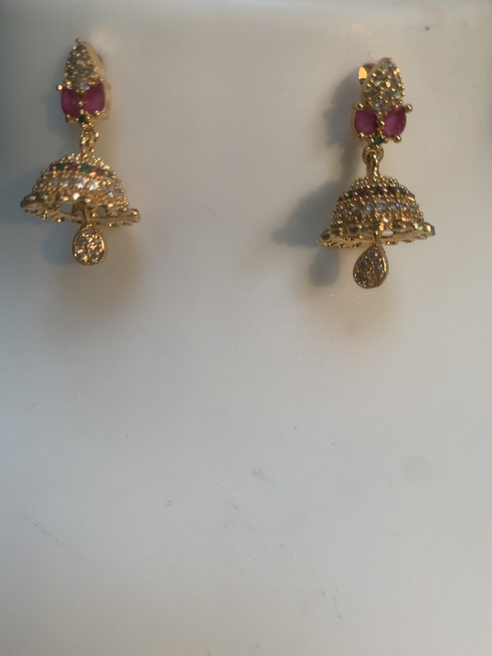 Necklace - Micro plated(Red and Green) - Image 3