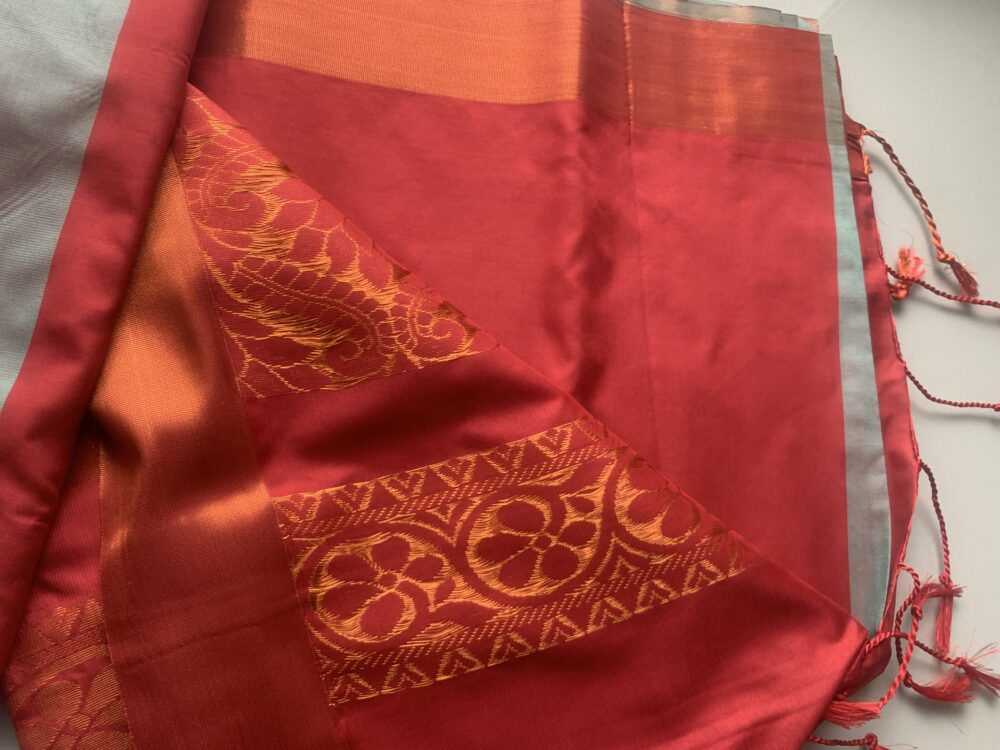 Semi silk saree - Image 4
