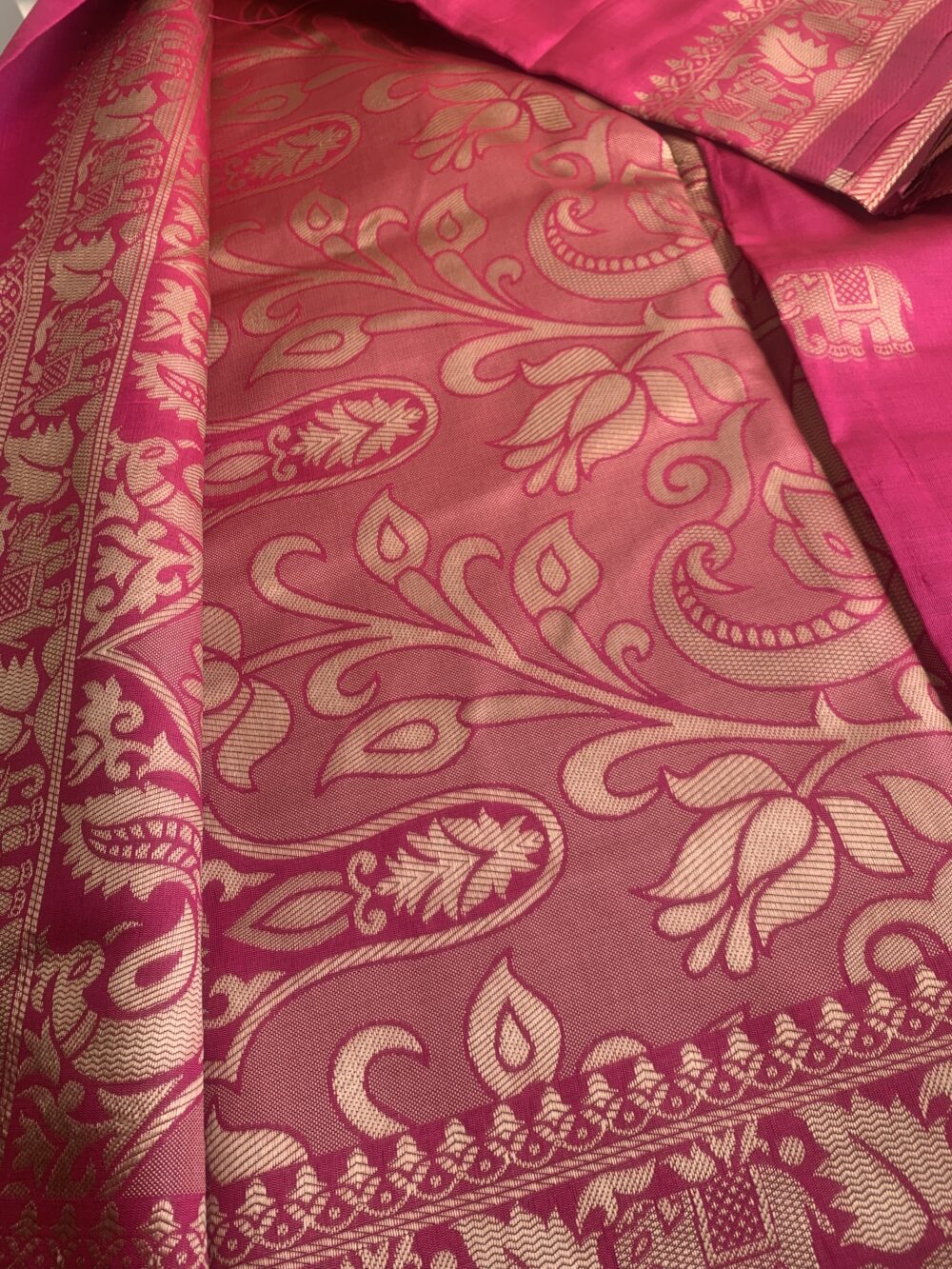 Cotton silk saree - Image 3
