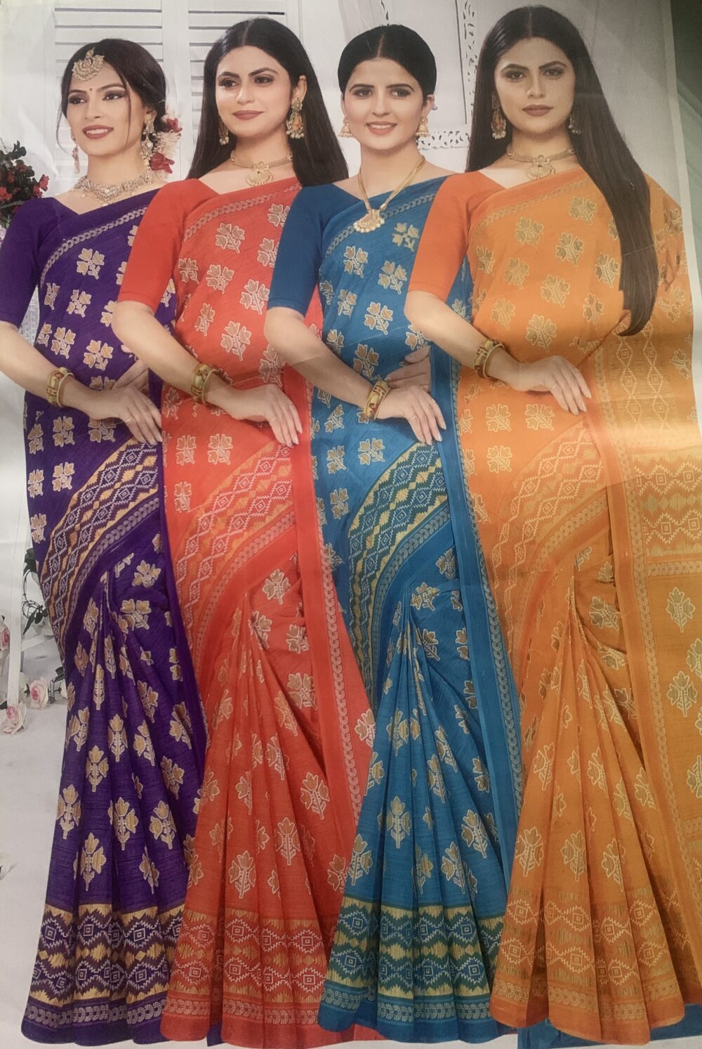 Cotton saree- Voile - Image 6