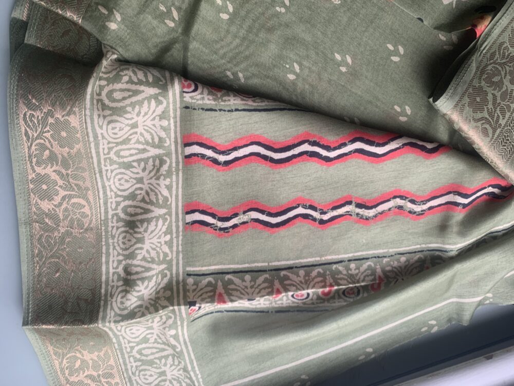 Craft silk saree - Image 4