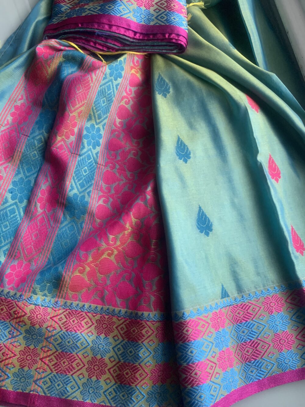 Tissue silk saree - Image 7